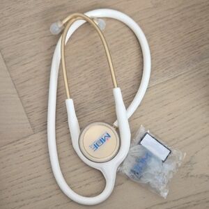 Gold and White Stethoscope